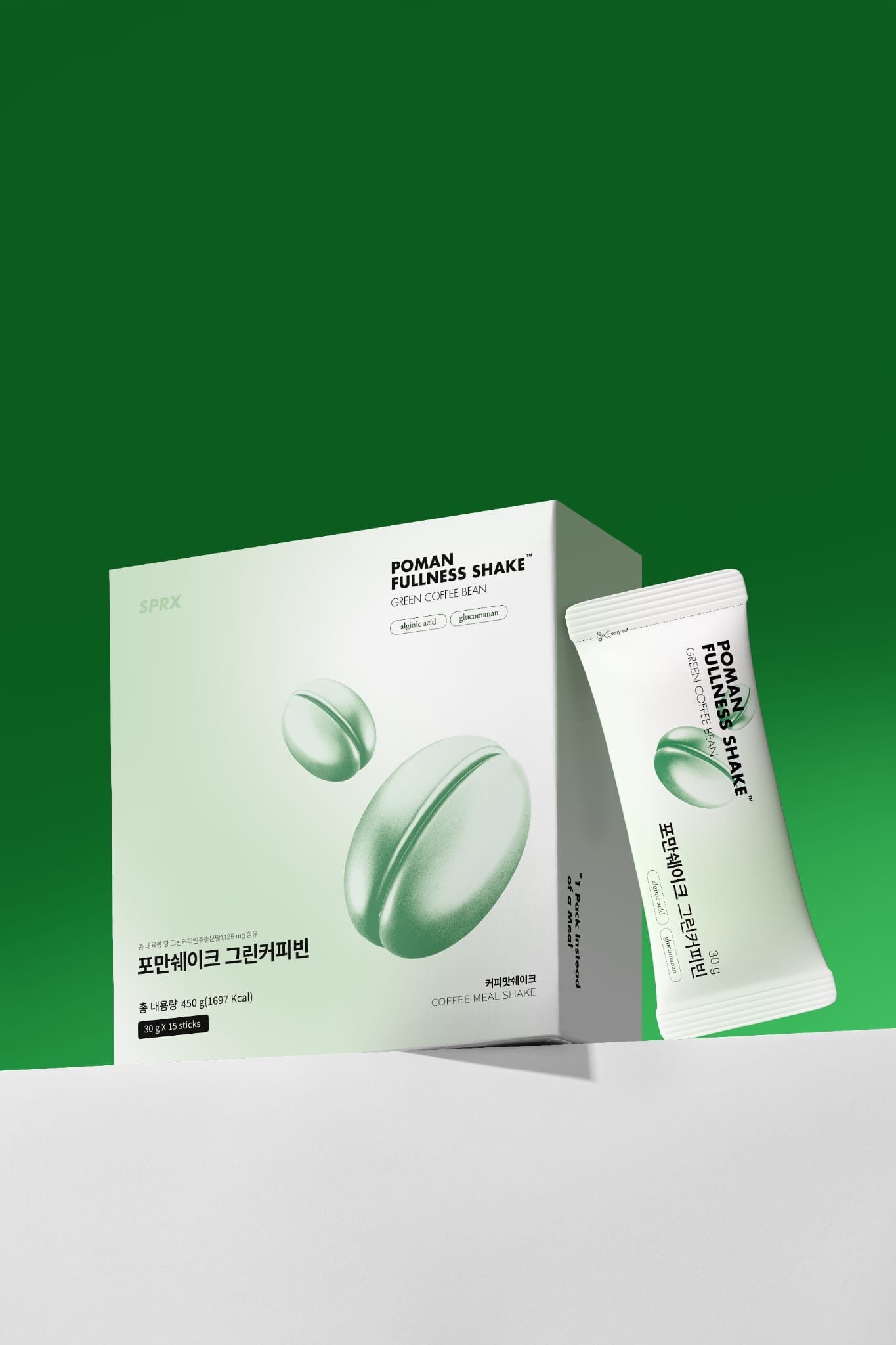 【新升級】韓國SPRX 綠咖啡飽腹代餐 15包/盒